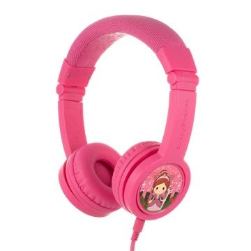Słuchawki przewodowe dla dzieci BuddyPhones Explore Plus (różowe)