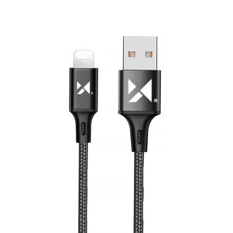 Кабель Wozinsky Кабель USB - Lightning 2.4A 1m чорний (WUC-L1B)
