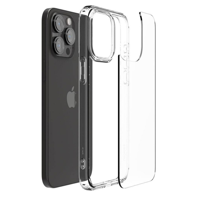 Case for iPhone 15 Pro Max Spigen Ultra Hybrid Case, Crystal Clear back cover