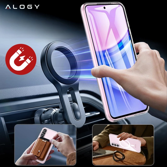 Чохол для Apple iPhone 16 Pro Max Alogy Anti-Shock Hybrid Case for MagSafe Transparent