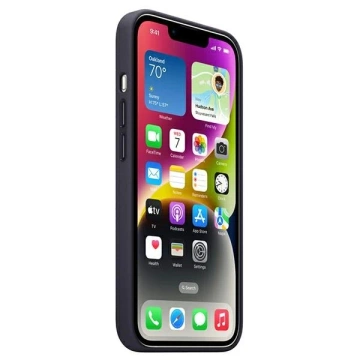 Kožené pouzdro Apple MPPC3ZM/A pro iPhone 14 Plus 6,7" inkoustové/ink MagSafe