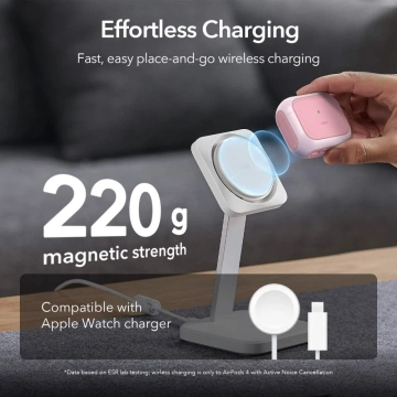 Etui ESR Orbit HaloLock MagSafe do AirPods 4 Różowe