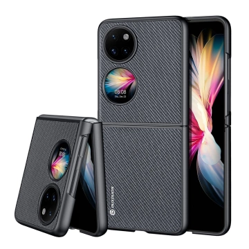 Чохол Dux Ducis Fino покритий нейлоновим матеріалом Huawei P50 Pocket black