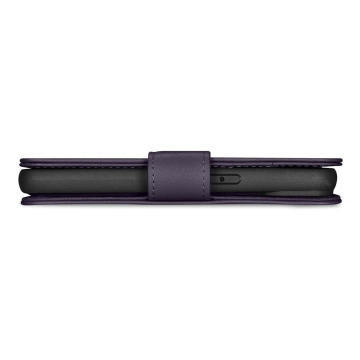 Чохол iCarer Wallet Case 2in1 Phone Case для iPhone 14 Plus Anti-RFID Leather Flip Cover Dark Purple