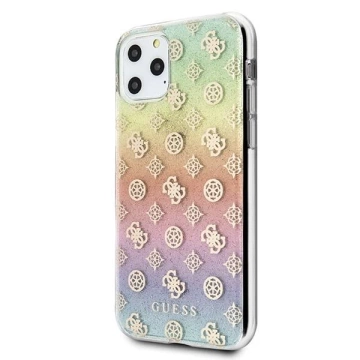 Guess GUHCN58PEOML iPhone 11 Pro mehrfarbige Hartschale Iridescent 4G Peony