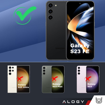 Case for Samsung Galaxy S23 FE Mag Safe Case MagMat Phone Back Cover Matte Black Glass