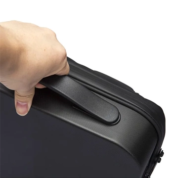 Bange wasserdichter Rucksack für 15,6-Zoll-Laptop, Stadtreisender, 45 x 30 x 16 cm, für Arbeit, Flugzeug, Herren, Damen, mit USB-Anschluss Schwarz