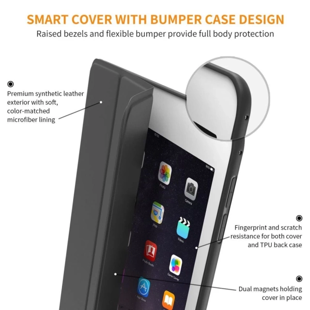 Tech-protect smartcase ipad air 2 чорний