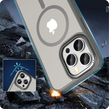 Etui Magmat ”2” Magsafe pro Apple iPhone 15 Pro Max Matte Titanium