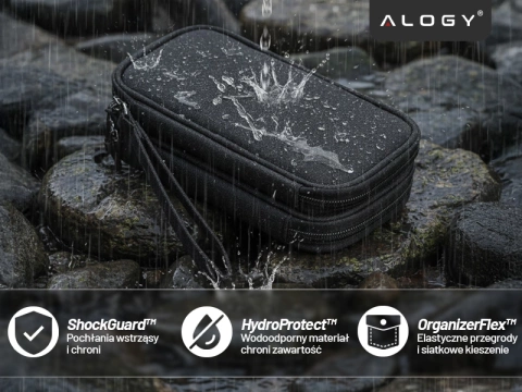 Ochranné pouzdro na notebook, MacBook Air Pro 13,3" Alogy Hard Foam Bag pro 13-14" notebooky černé