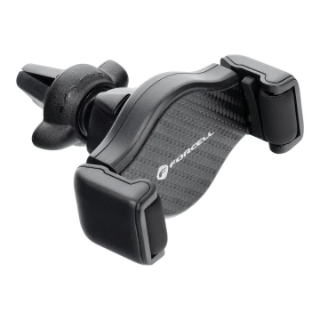 Držiak do auta FORCELL F-GRIP Carbon H-CF509 na mriežku do auta, čierny