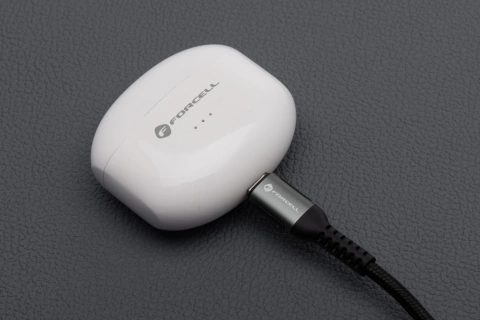 Prepojovací kábel USB-C do USB-C Forcell 240W 5A PD QC 4.0 Nylon 2m Laptop Turbo