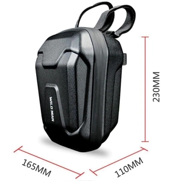 Сумка для самоката WILDMAN TS9 2.5L Чорна сумка на кермо PU EVA