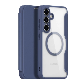 Чохол MagSafe для Samsung Galaxy S25 Dux Ducis Skin X Pro, синій