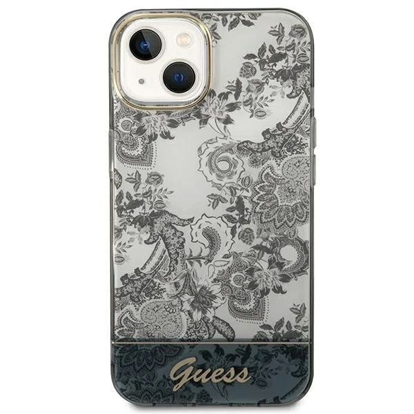 Etui Guess GUHCP14MHGPLHG для Apple iPhone 14 Plus 6,7" szary/сірий жорсткий чохол Porcelain Collection