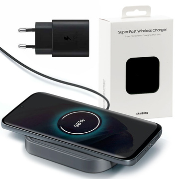 Samsung EP-P2400TB Fast Charger PD 15W tmavě šedá bezdrátová nabíječka