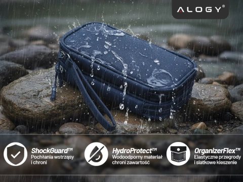 Ochranné puzdro na notebook, MacBook Air Pro 13,3" Alogy Hard Foam Bag pre 13-14" notebooky čierne