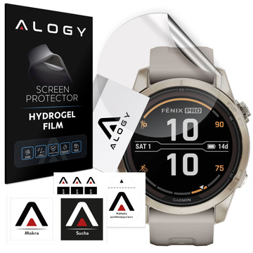 2x гідрогелева захисна плівка Alogy Hydrogel для Smartwatch для Garmin Fenix ​​​​7s Pro
