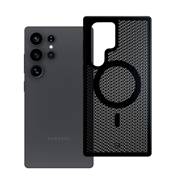 Чохол для Samsung Galaxy S25 Ultra 3mk COOLing MagCase MagSafe Black