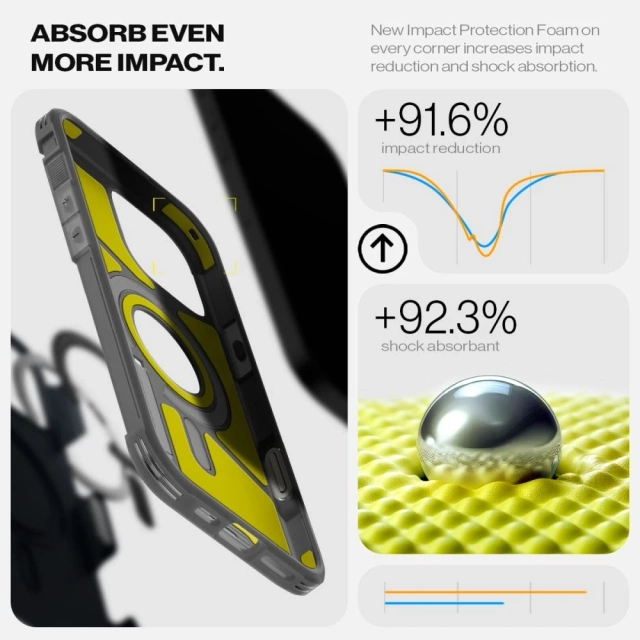 Kryt Spigen Tough Armor „T“ MagSafe pre iPhone 16 Pro, čierny