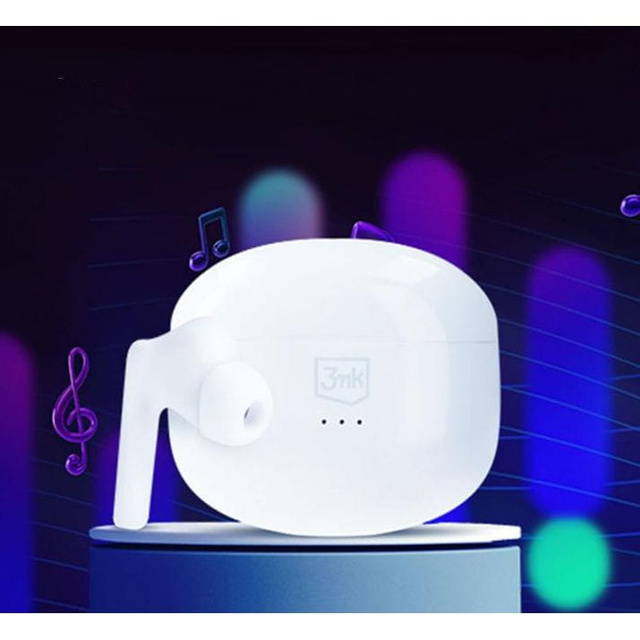 Bezdrôtové slúchadlá LifePods 3mk s nabíjacím puzdrom PowerBank biele