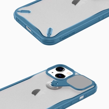 Nillkin Cyclops Case durable case with camera cover and foldable stand for iPhone 13 black