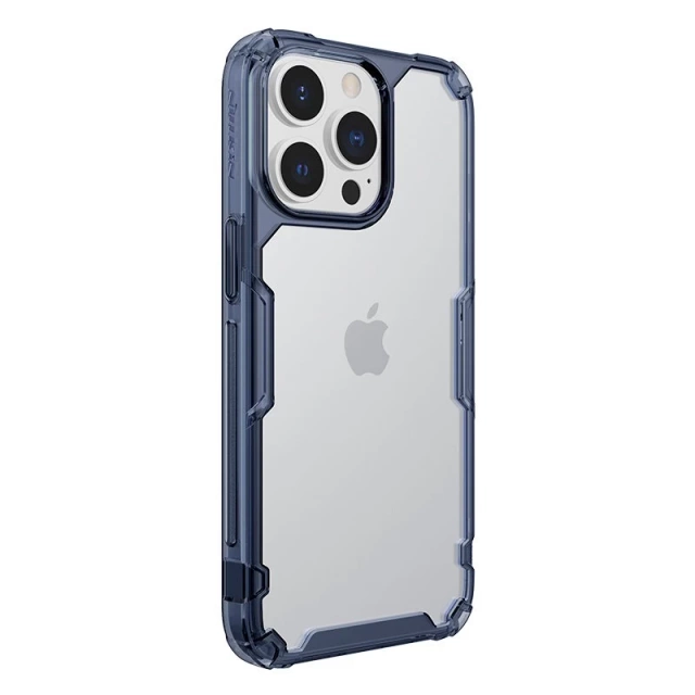 Nillkin Nature Pro case for iPhone 13 Pro Max armored case cover blue