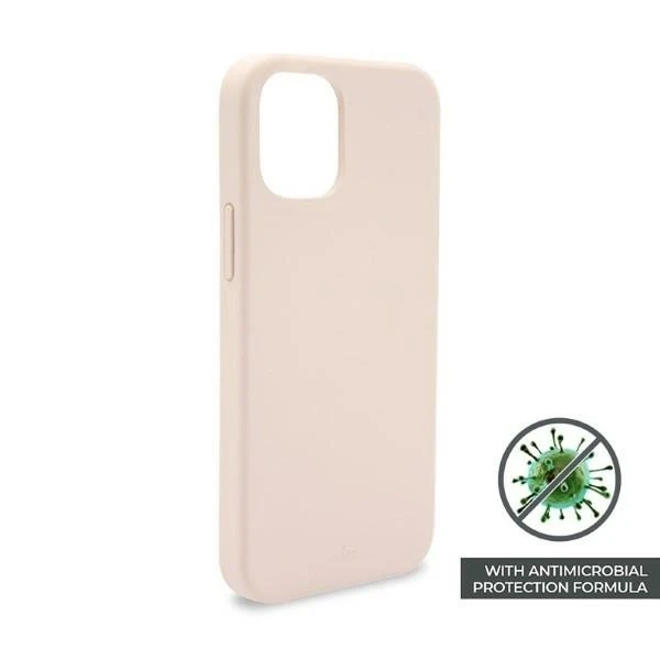 Puro ICON AntiMicrobial case for iPhone 12 mini 5.4" pink/pink IPC1254ICONROSE