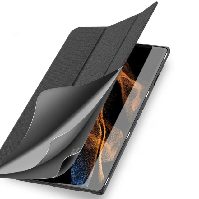 Dux Ducis Domo skládací pouzdro s prostorem pro stylus pro Samsung Galaxy Tab S9 Ultra, černé