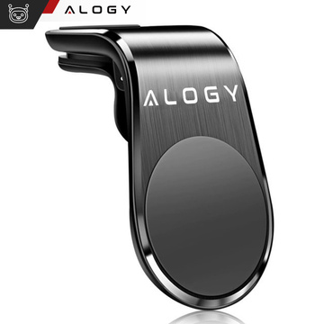 Автотримач магнітний Alogy для решітки радіатора чорний