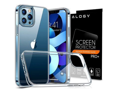Case Cover puzdro pre Apple iPhone 12/12 Pro 6.1 Silicone Clear Alogy Glass