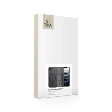 Etui für iPhone 16e Tech-Protect MagSlim MagSafe Mattschwarz
