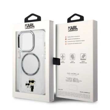 Etui Karl Lagerfeld KLHMP14LHNKCIT do iPhone 14 Pro 6,1" hardcase Iconic Karl