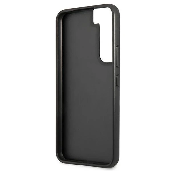 Pevné puzdro Etui Guess GUHCS22S4GMGBR S901 do Galaxy S22 4G veľké kovové logo