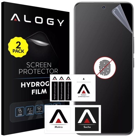 2x Folia "MATOWA" do Honor 90 Smart 5G Hydrożelowa Alogy HydroSkin Matte Pro™ na ekran do etui "BEZ ODCISKU PALCÓW"