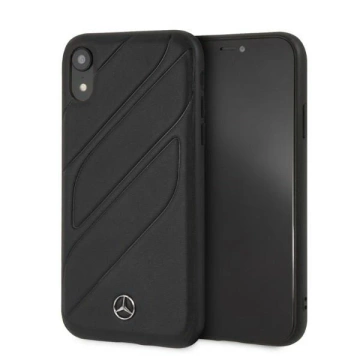 Ochranné pouzdro Mercedes MEHCI61THLBK pro Apple iPhone Xr 6,1" černo/černé pevné pouzdro New Organic I