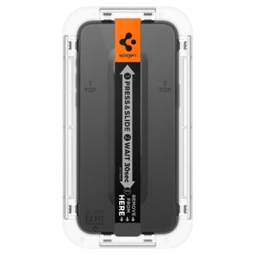 Tvrzené sklo spigen glas.tr "ez fit" fc iphone 15 pro max black