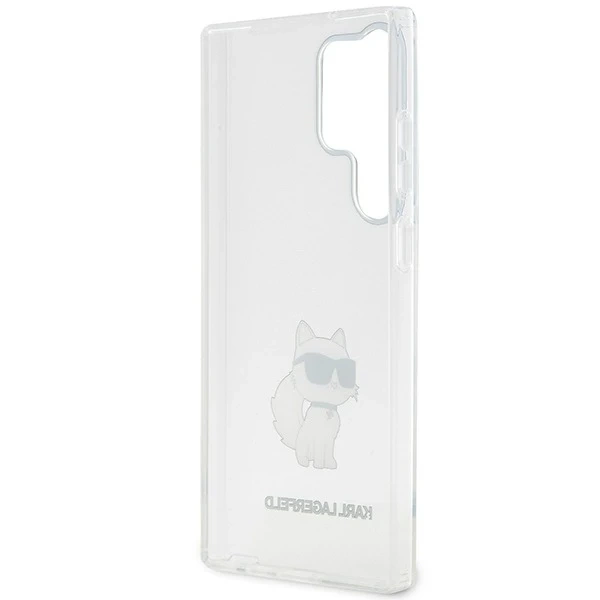 Захисний чохол для телефону Karl Lagerfeld KLHCS23LHNCHTCT для Samsung Galaxy S23 Ultra S918 прозорий hardcase Ikonik Choupette