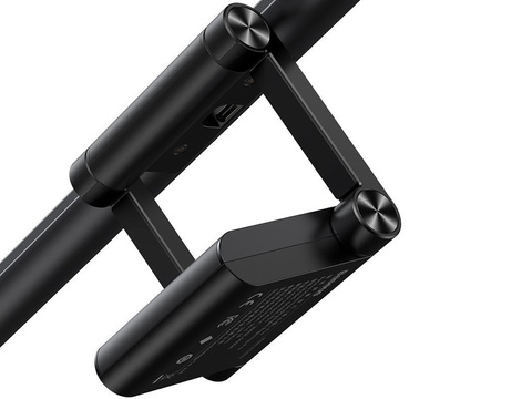 Adjustable LED lamp for the Baseus I-Wok Pro computer monitor with clip Black