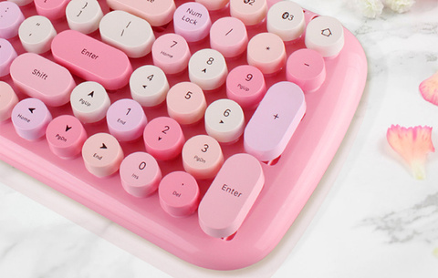 MOFII Candy BT Kabellose Tastatur (Rosa)