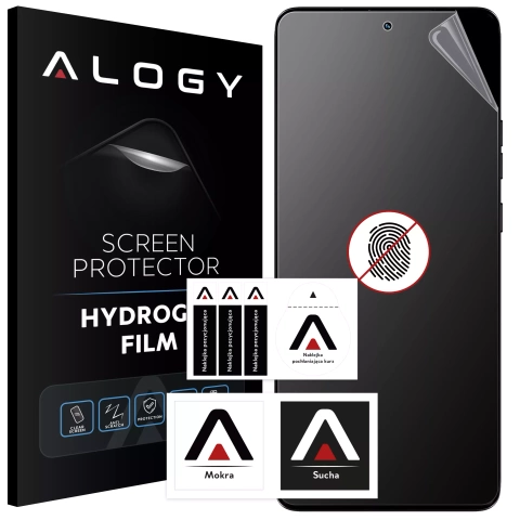 Folia "MATOWA" do Motorola Moto Edge 50 Ultra / Fusion / Pro Hydrożelowa Alogy HydroSkin Matte Pro™ na ekran do etui "BEZ ODCISKU PALCÓW"