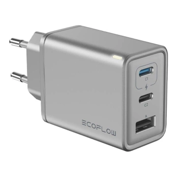 Зарядний пристрій EcoFlow RAPID GaN 65 Вт 2x USB-C USB-A з кабелем 100 Вт