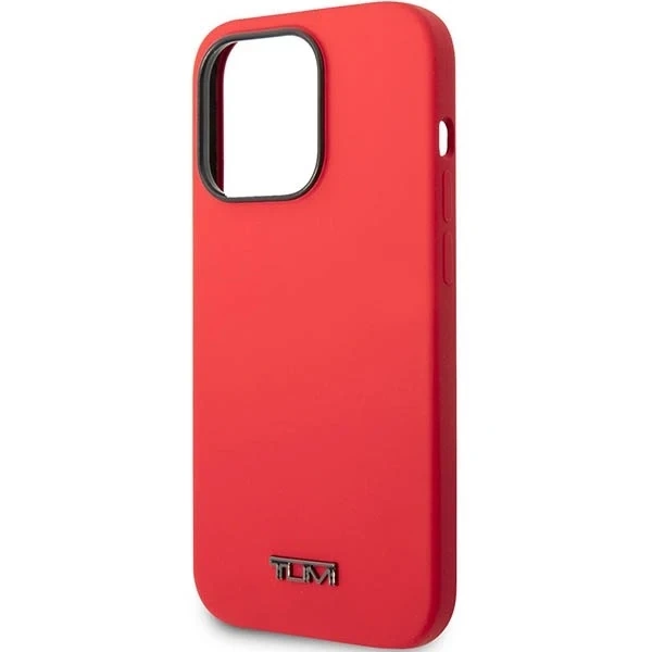 Tumi Liquid Silicone Hardcase für iPhone 14 Pro rot/rot
