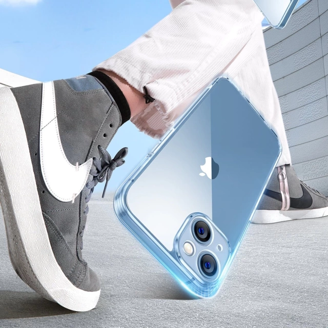 Ugreen Classy Clear Enhanced Ochranné pouzdro pro iPhone 14 Plus Transparentní (LP618) s gelovým rámem Elegantní Clear Enhanced Ochranné pouzdro