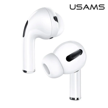 Bluetooth 5.0 Headphones USAMS TWS Emall Series wireless white/white BHUYM01 (US-YM001)