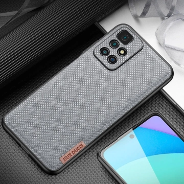 Kryt puzdra Dux Ducis Fino pokrytý nylonovým materiálom Xiaomi Redmi 10 blue