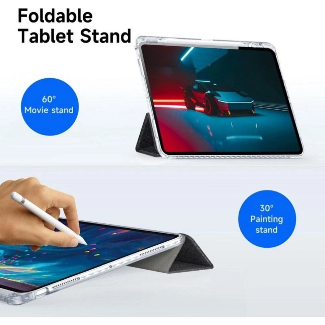 Schutzhülle mit Stifthalter für iPad Pro 13 (2024) DUX DUCIS UNID Schwarz