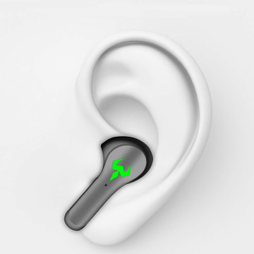 Słuchawki bezprzewodowe Bluetooth 5.2 Alogy TWS 9D EarPhones z stacja dokująca z mikrofon PowerBank dla graczy Czarne