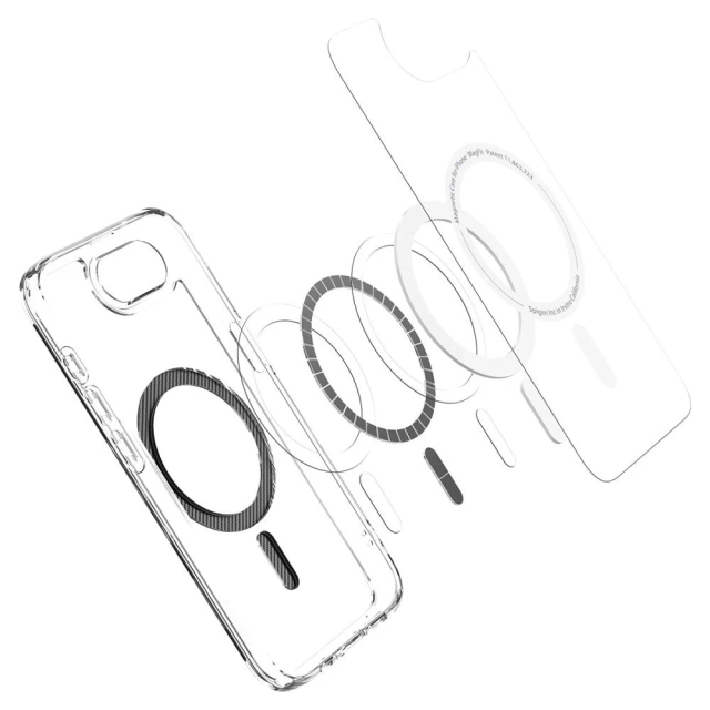Чохол для iPhone 16e Spigen Ultra Hybrid MagSafe Carbon Fiber