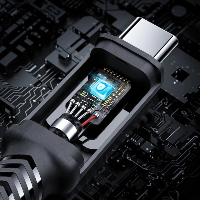 Кабель Acefast USB Type C - USB Type C 2m, 100W (20V / 5A) чорний (C4-03 Black)